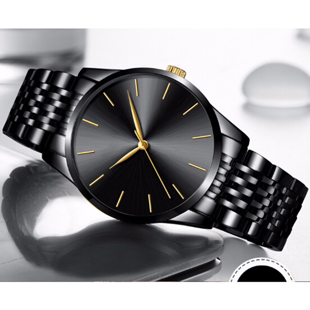 Luxury Lifestyle Watches - ساعة يد رجالية من الفولاذ المقاوم